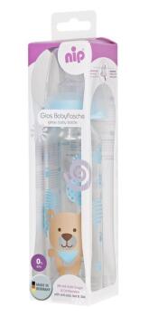 Nip 250 ml Antikolik Cam Biberon Erkek - Nip