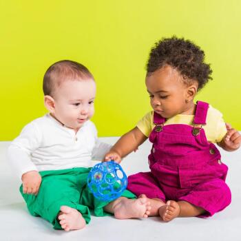 Oball Çıngıraklı Top Blue - 3