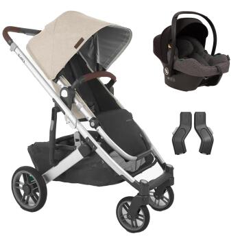 Uppababy Cruz V2 Cosmo Travel Sistem Bebek Arabası Declan - Grey - Uppababy
