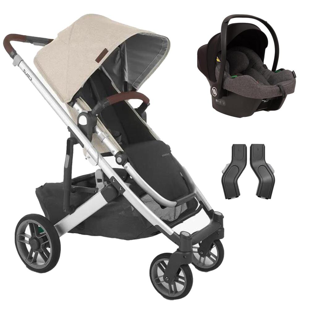 Uppababy Cruz V2 Cosmo Travel Sistem Bebek Arabası Declan - Grey - 1