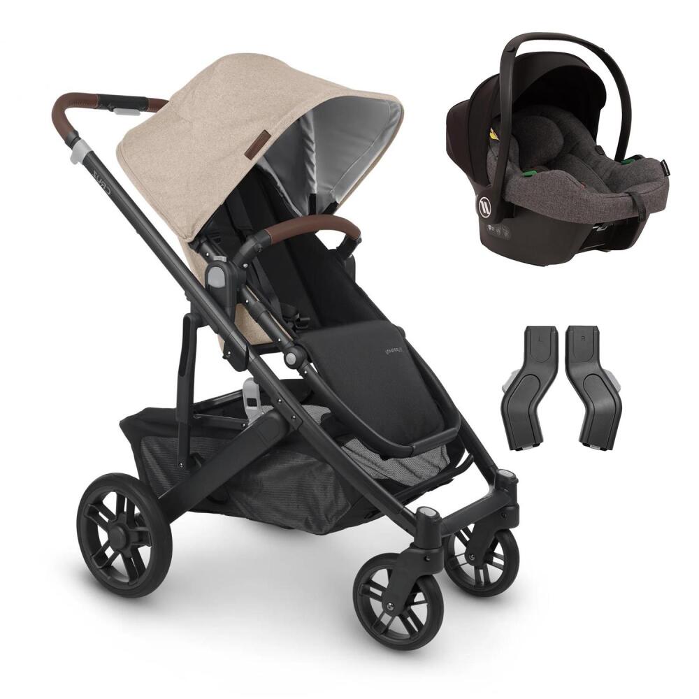 Uppababy Cruz V2 Cosmo Travel Sistem Bebek Arabası Liam - Grey - 1