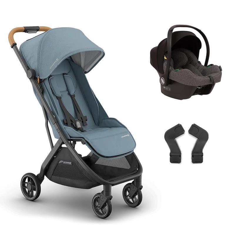 Uppababy Minu V3 Cosmo Travel Sistem Bebek Arabası Dillan - Grey - 1