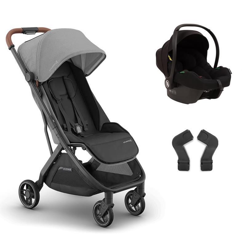 Uppababy Minu V3 Cosmo Travel Sistem Bebek Arabası Greyson - Black - 1