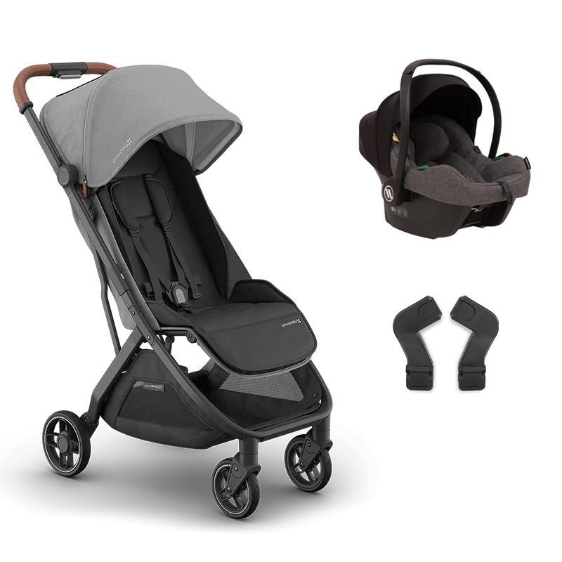 Uppababy Minu V3 Cosmo Travel Sistem Bebek Arabası Greyson - Grey - 1