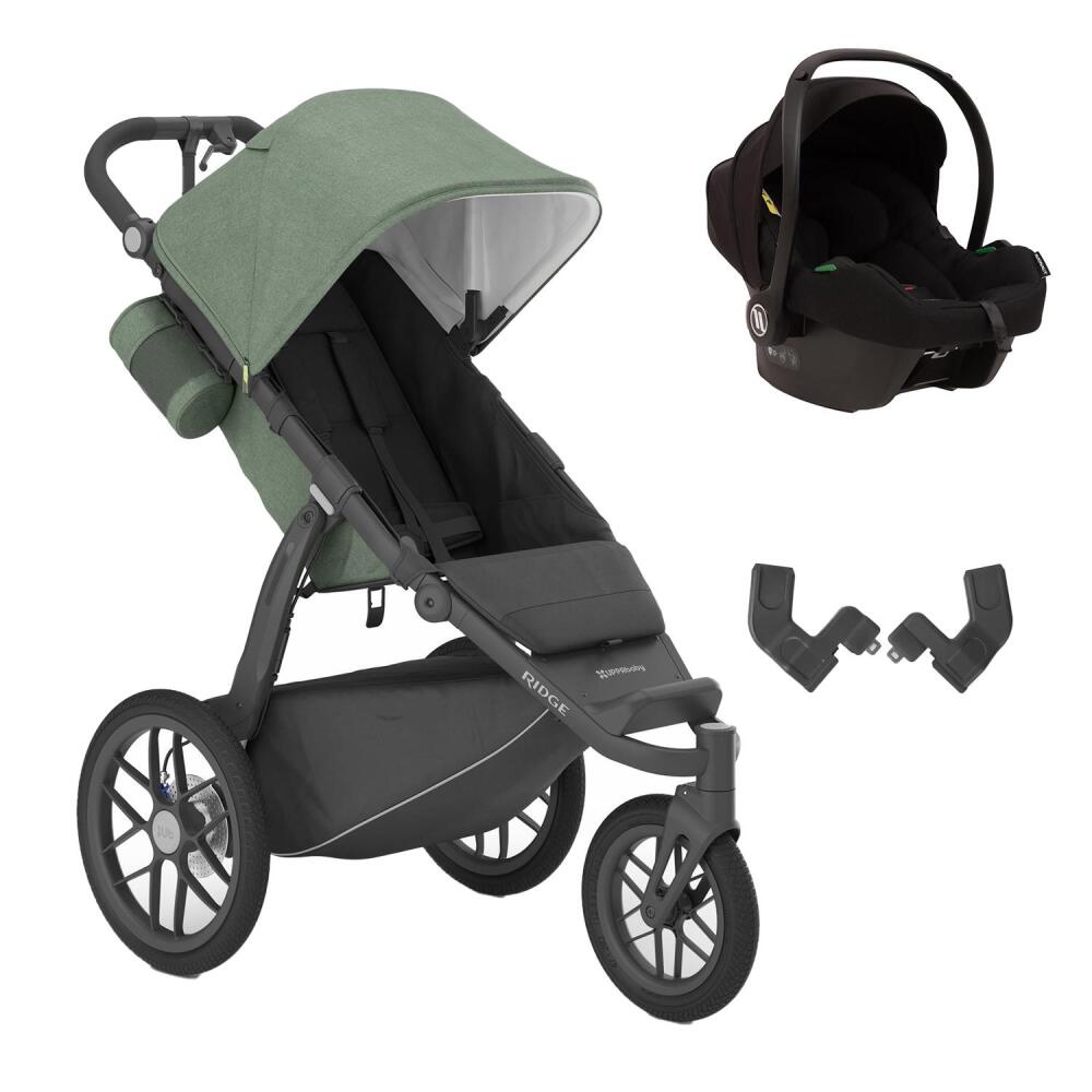 Uppababy Ridge Cosmo Travel Sistem Bebek Arabası Gwen - Black - 1