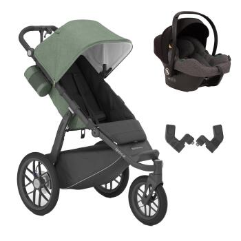 Uppababy Ridge Cosmo Travel Sistem Bebek Arabası Gwen - Grey - Uppababy
